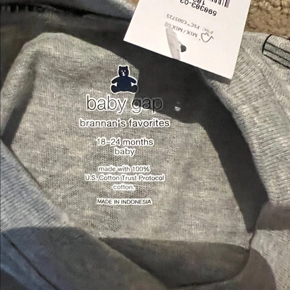 GAP Baby Cotton Matching Set - 18-24 months - NWT - Picture 2 of 4